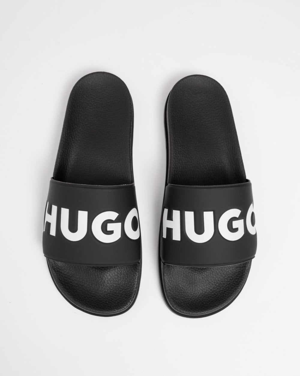 HUGO Match Mens Slides With Logo Strap NOS - Black 002
