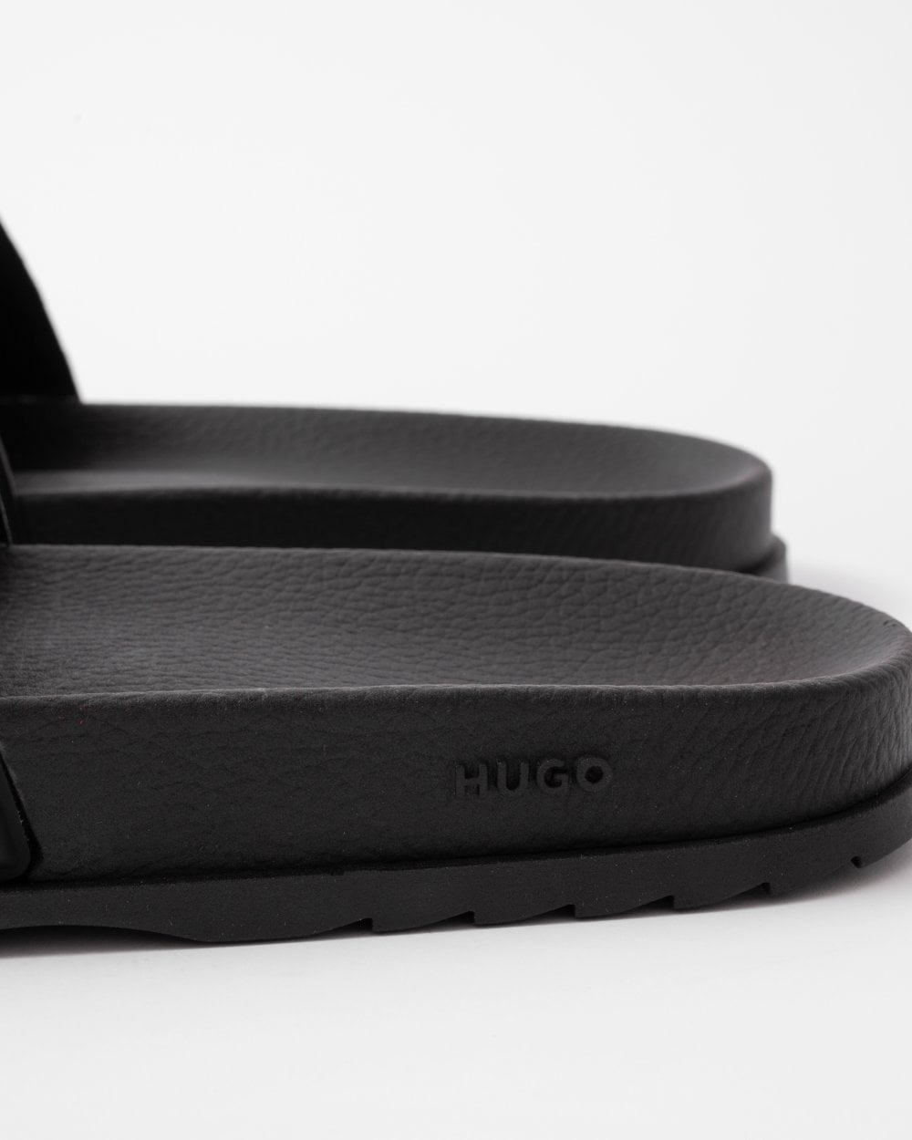 HUGO Match Mens Slides With Logo Strap NOS - Black 002
