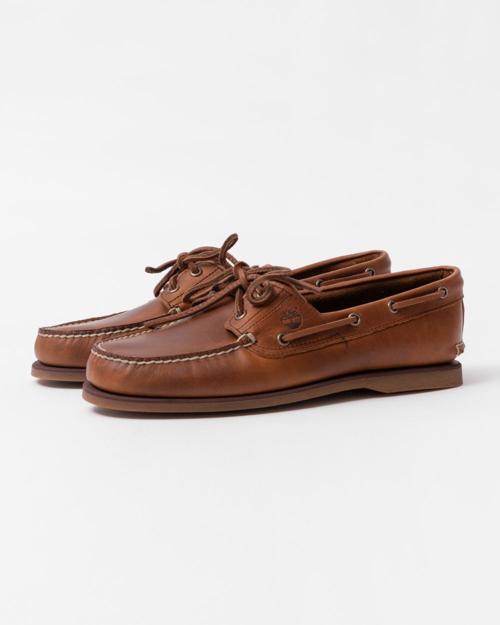 Timberland Mens Classic 2-Eye Boat Shoe - Sahara - CHO - Designer Mens Shoes