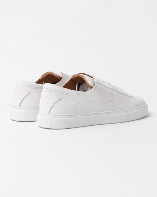 Oliver Sweeney Sirolo Mens Calf Leather Lightweight Trainers - White