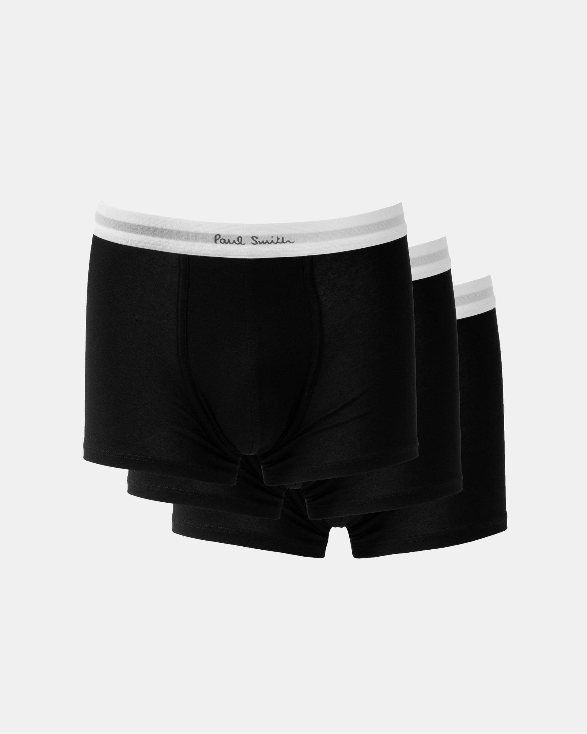 Paul Smith Paul Smith 3-Pack Mens White Band Trunks