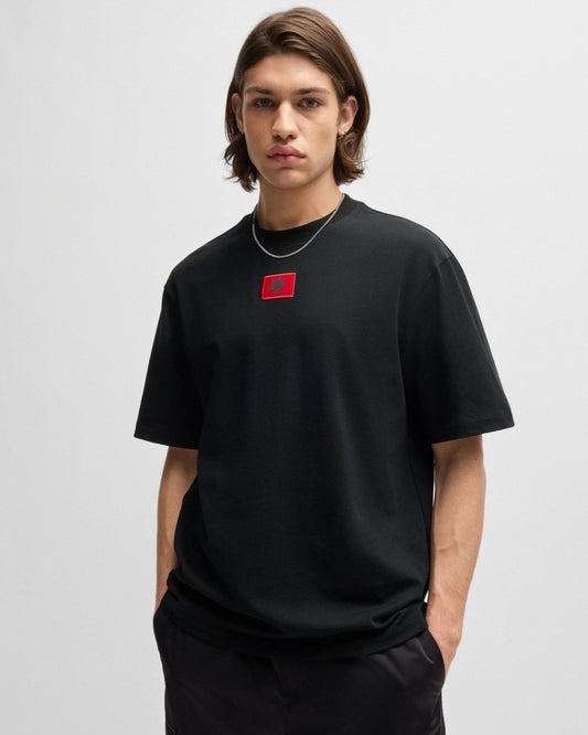 HUGO x RB Drambok Mens Relaxed Fit T-Shirt with Signature Bull Motif