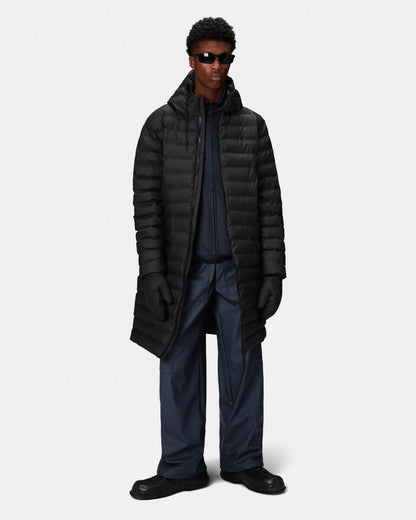 Rains Lohja Longer Puffer Jacket - 01 Black