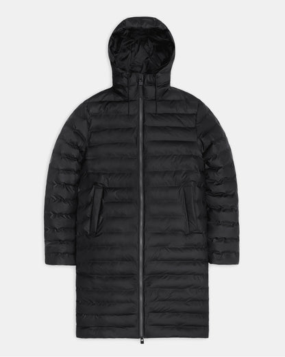 Rains Lohja Longer Puffer Jacket - 01 Black