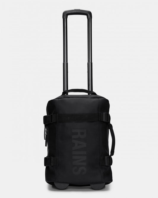 Rains Texel Cabin Bag Mini - 01 Black - CHO - Designer Unisex Bags