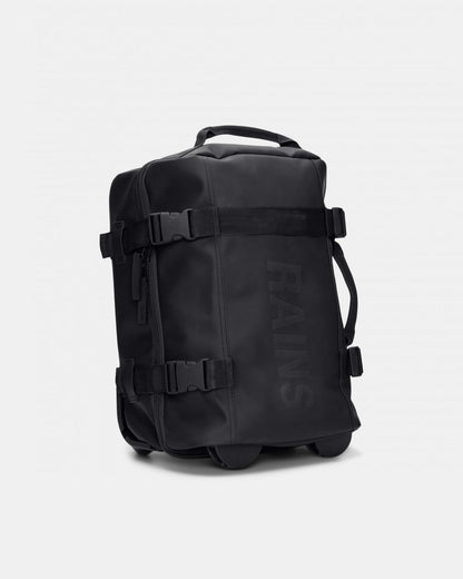 Rains Texel Cabin Bag Mini - 01 Black - CHO - Designer Unisex Bags