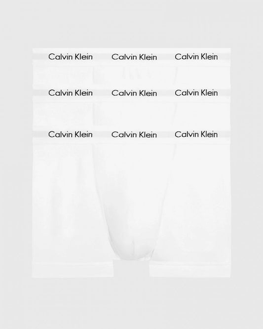 Calvin Klein Cotton Stretch Mens Trunk 3 Pack - White