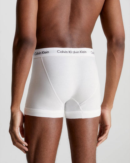 Calvin Klein Cotton Stretch Mens Trunk 3 Pack - White