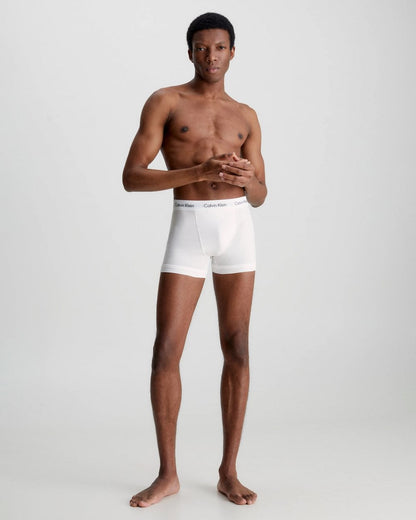Calvin Klein Cotton Stretch Mens Trunk 3 Pack - White