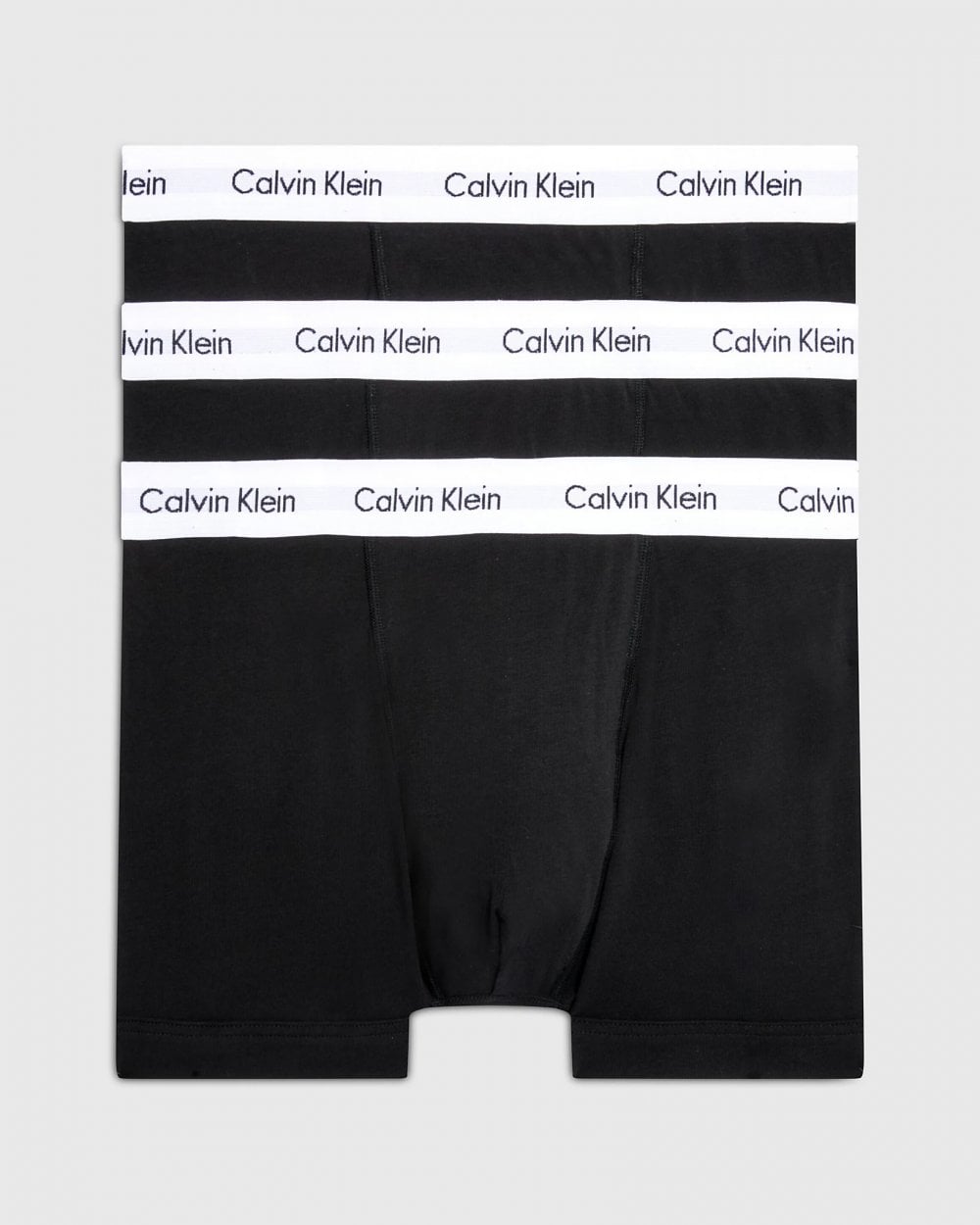 Calvin Klein Cotton Stretch Mens Trunk 3 Pack - Black