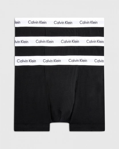 Calvin Klein Cotton Stretch Mens Trunk 3 Pack - Black
