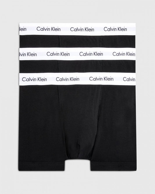 Calvin Klein Cotton Stretch Mens Trunk 3 Pack - Black