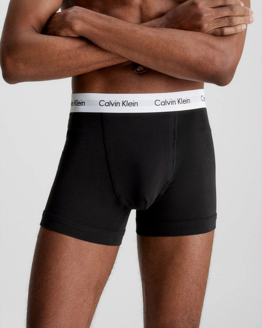 Calvin Klein Cotton Stretch Mens Trunk 3 Pack - Black