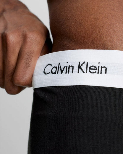 Calvin Klein Cotton Stretch Mens Trunk 3 Pack - Black