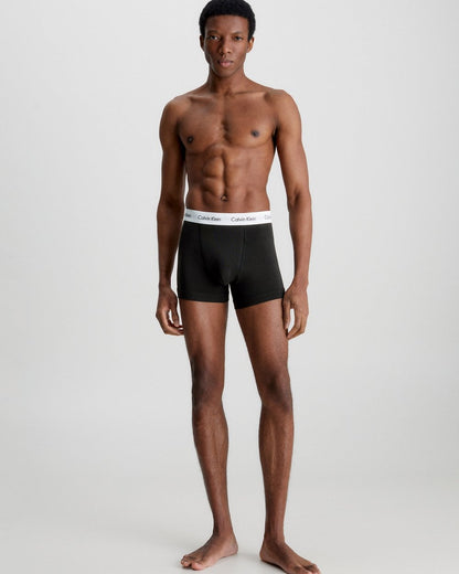 Calvin Klein Cotton Stretch Mens Trunk 3 Pack - Black