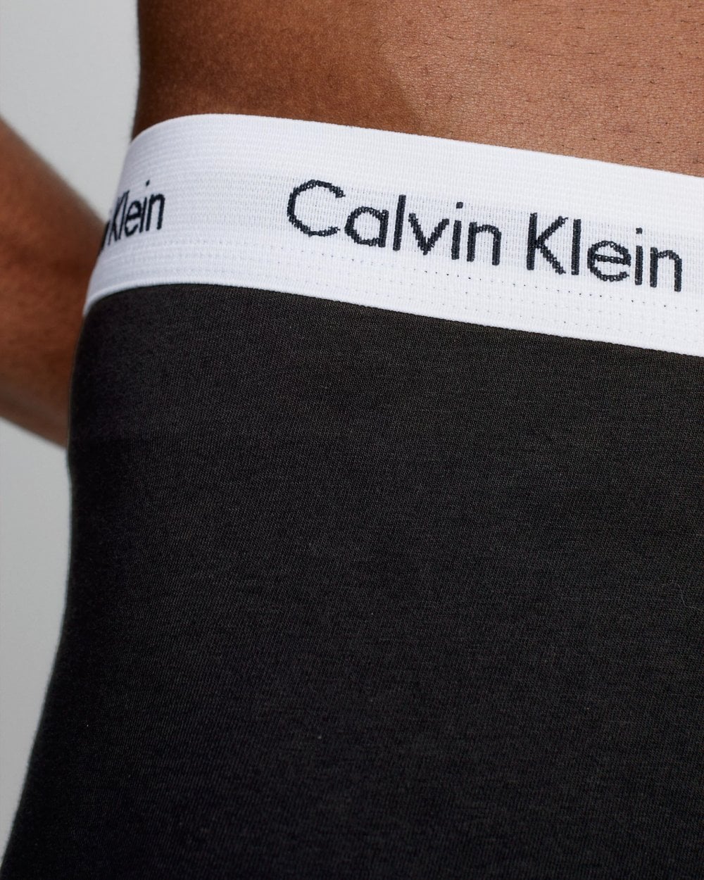 Calvin Klein Cotton Stretch Mens Low Rise Trunk 3 Pack - Black