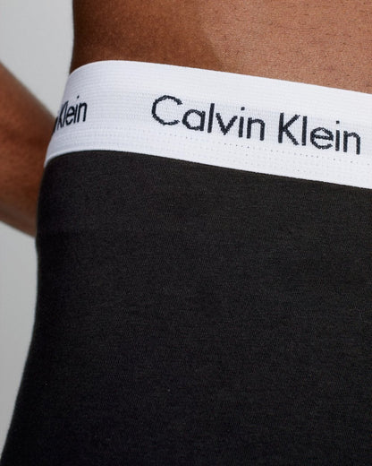 Calvin Klein Cotton Stretch Mens Low Rise Trunk 3 Pack - Black