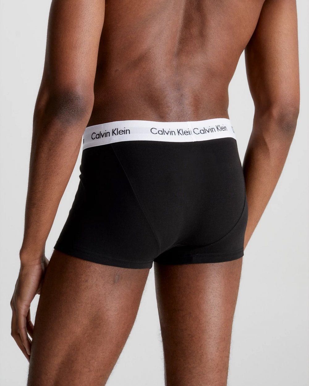 Calvin Klein Cotton Stretch Mens Low Rise Trunk 3 Pack - Black
