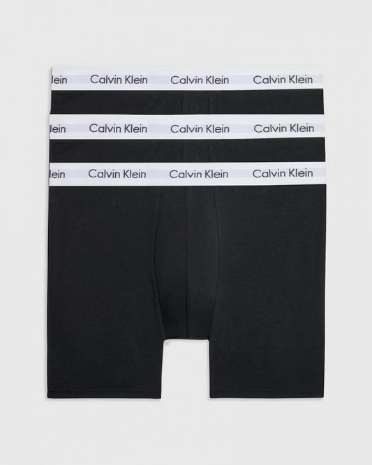 Calvin Klein Cotton Stretch Mens Boxer Brief 3 Pack - Black