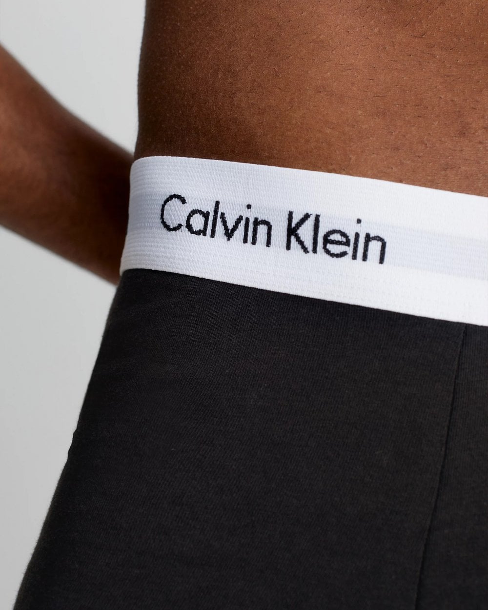Calvin Klein Cotton Stretch Mens Boxer Brief 3 Pack - Black