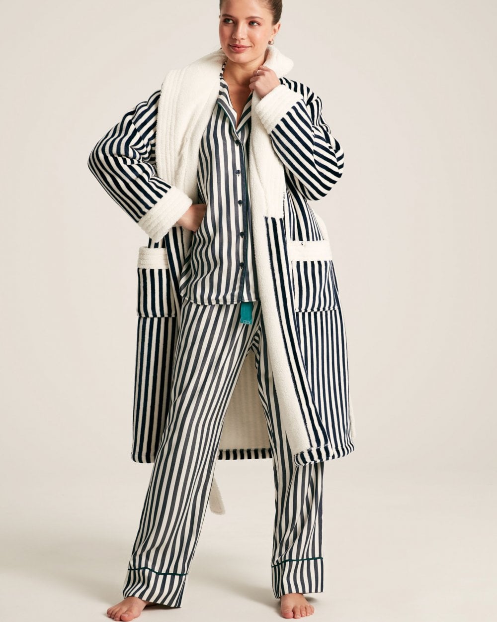 Matilda Dressing Gown Stripe