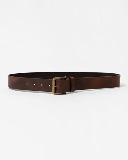 BOSS Orange Joris Mens Italian Leather Belt with Engraved Buckle