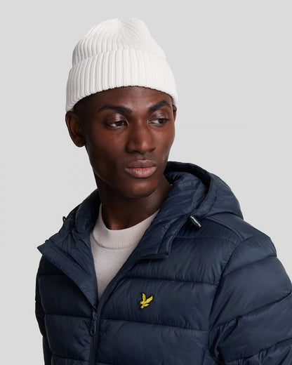 Lyle & Scott Nylon Mens Wadded Jacket - Z271 Dark Navy