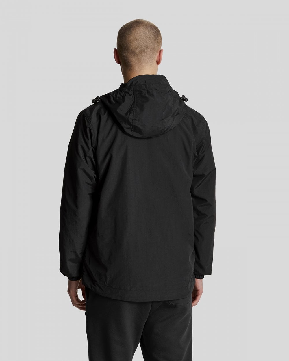 Lyle & Scott Mens Zip Through Hooded Jacket - Z865 Jet Black