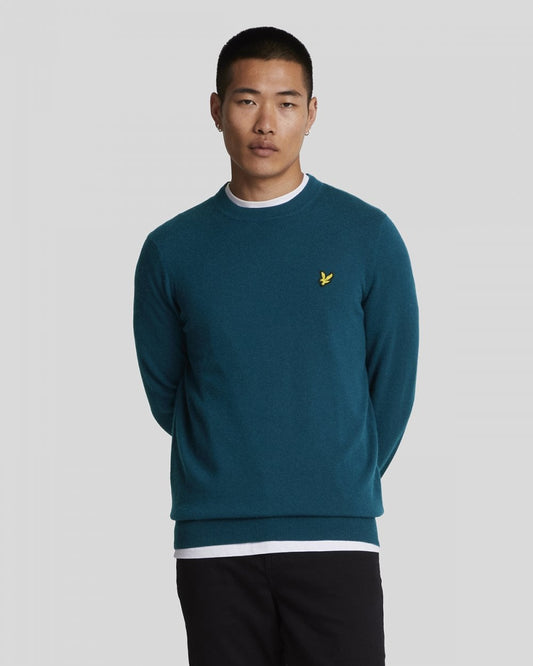 Lyle & Scott Lambswool Blend Mens Crew Neck Jumper