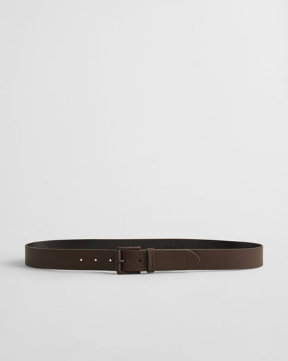 GANT Mens Tonal Buckle Leather Belt