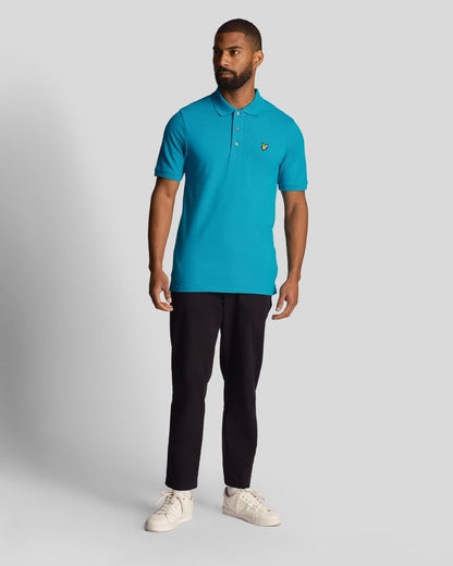 Lyle & Scott Plain Mens Polo Shirt SP400VOG - X293 Leisure Blue