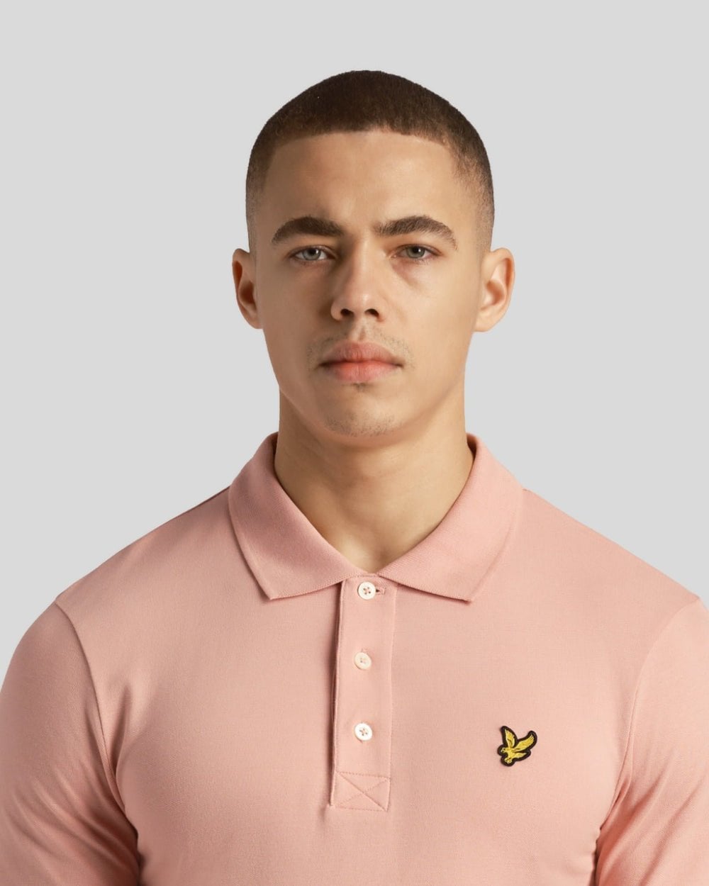Lyle & Scott Plain Mens Polo Shirt SP400VOG - X238 Palm Pink