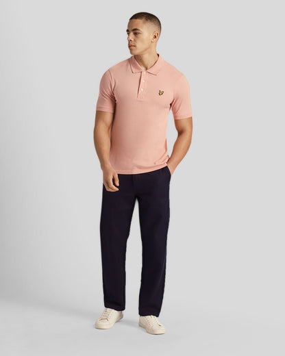 Lyle & Scott Plain Mens Polo Shirt SP400VOG - X238 Palm Pink