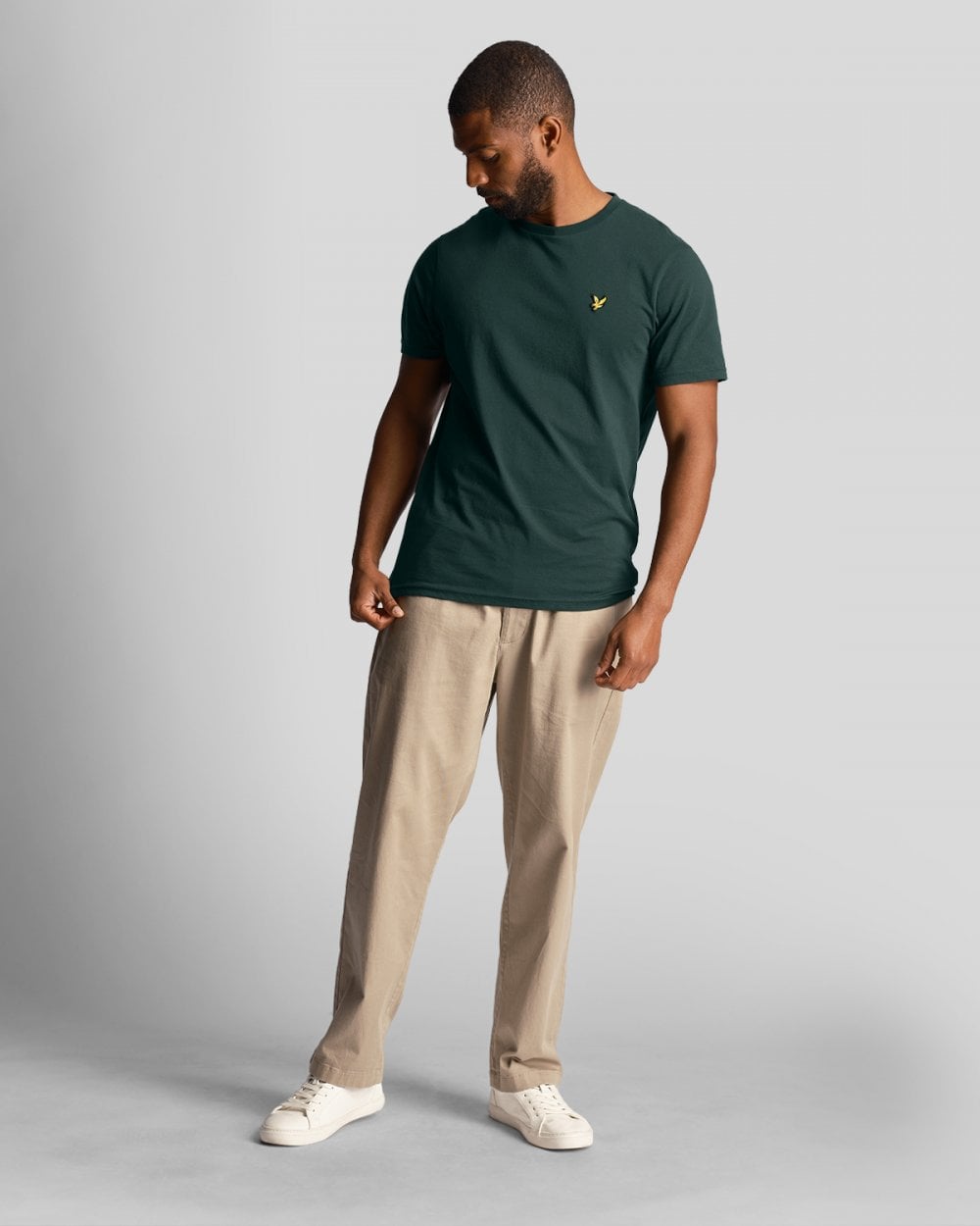 Lyle & Scott Plain Mens T-Shirt TS400VOG - W486 Dark Green