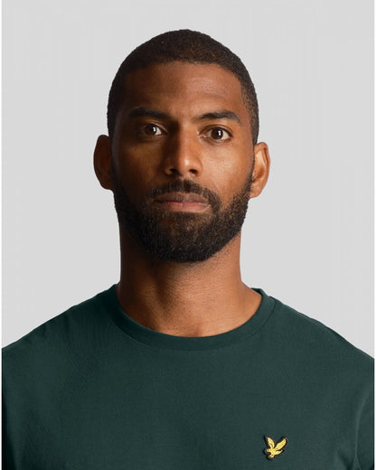 Lyle & Scott Plain Mens T-Shirt TS400VOG - W486 Dark Green