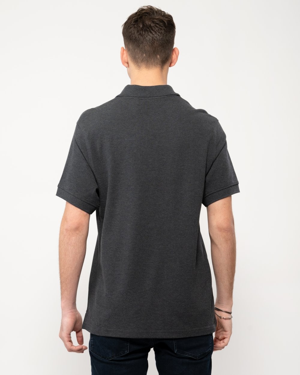 Belstaff Short Sleeved Mens Polo - Charcoal Heather