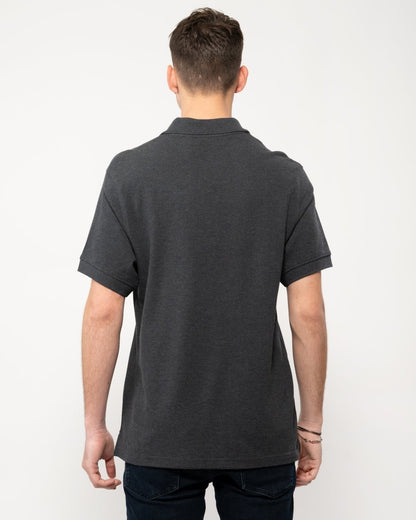 Belstaff Short Sleeved Mens Polo - Charcoal Heather