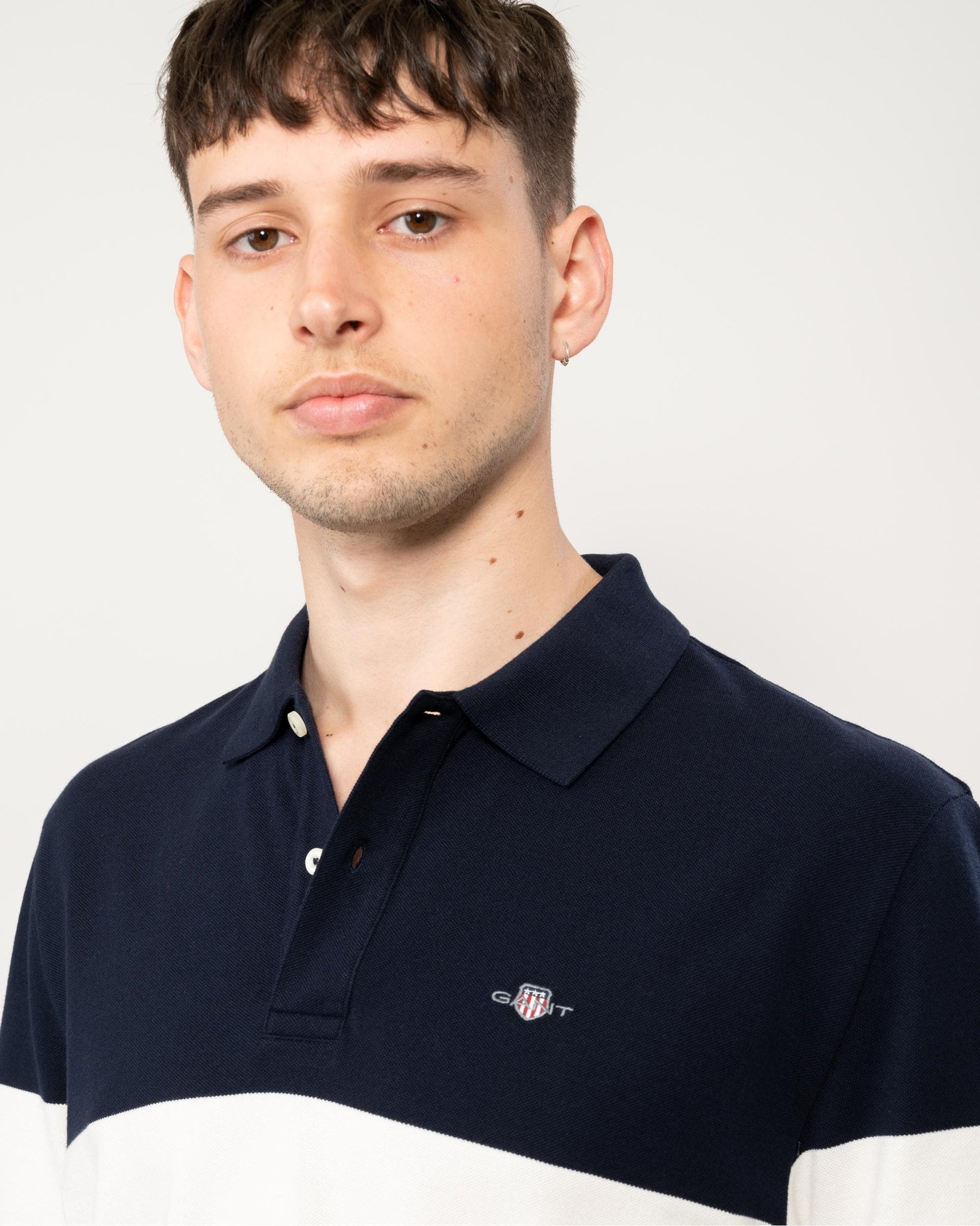 GANT GANT Mens Multistripe Washed Polo