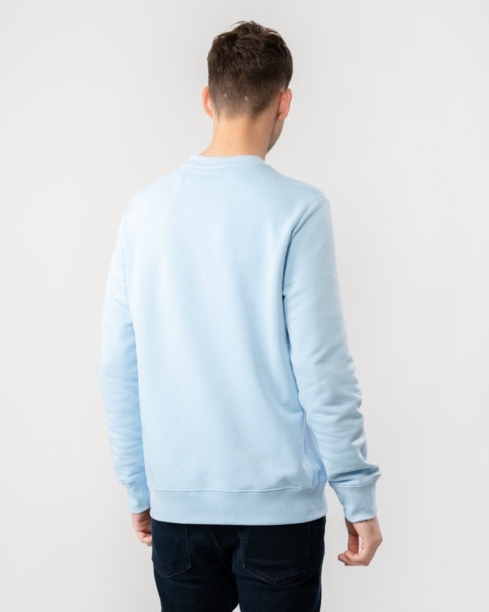 PS Paul Smith Mens Regular Fit Sports Stripe Zebra Sweatshirt - 41E Blue