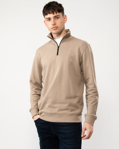 BOSS Orange Zetrust Mens 1/4 Zip Sweatshirt