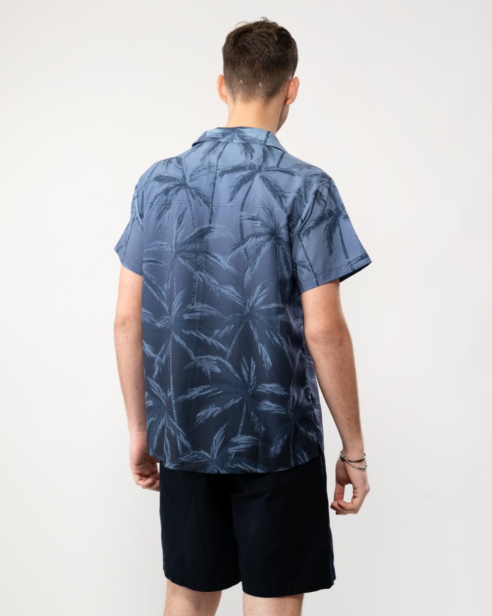 BOSS Orange BOSS Orange Zen Mens Palm Tree Print Beach Shirt
