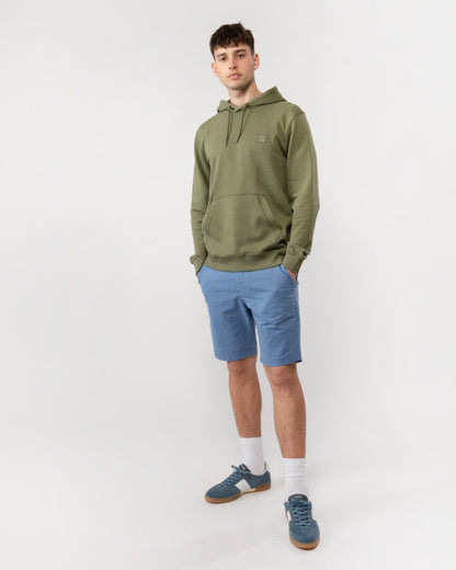 BOSS Orange Wetalk Mens Pullover Hoodie With Logo Patch - Open Green 349