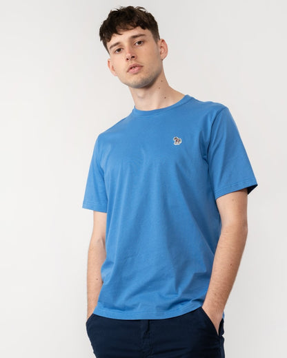 PS Paul Smith Mens Regular Fit Short Sleeve Organic Cotton Zebra Logo T-Shirt