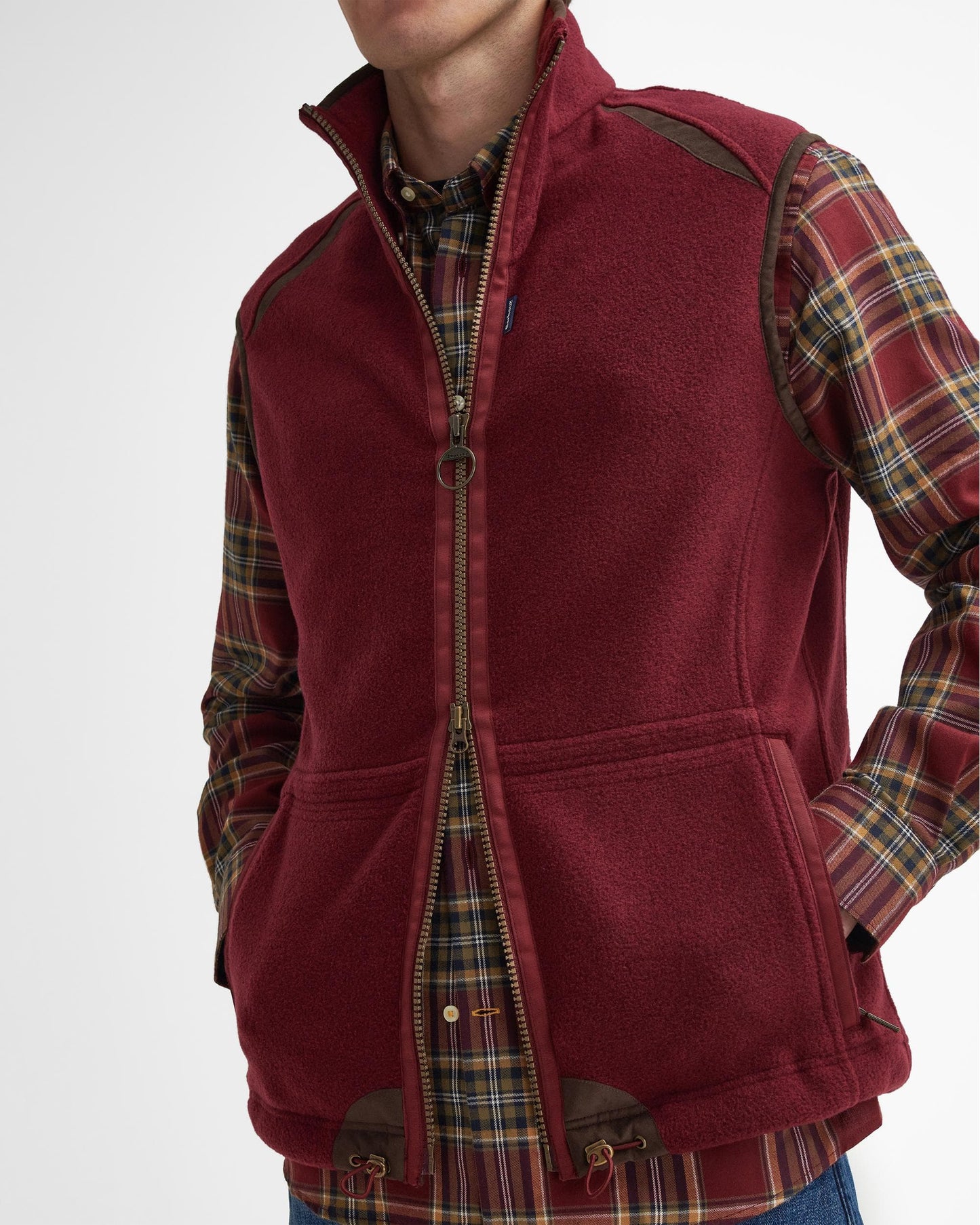 Barbour Langdale Mens Gilet - Port
