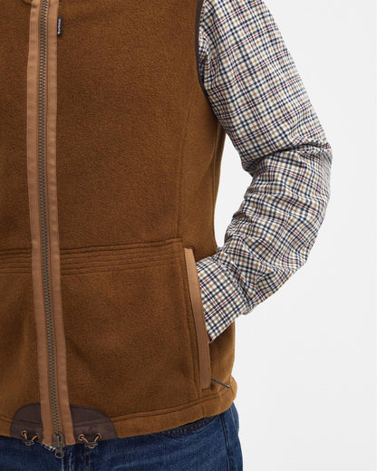 Barbour Langdale Mens Gilet - Rust Brown