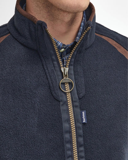 Barbour Langdale Mens Fleece Jacket - Navy