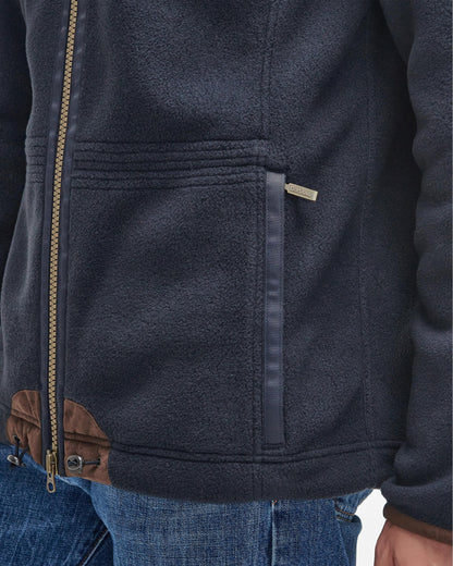 Barbour Langdale Mens Fleece Jacket - Navy