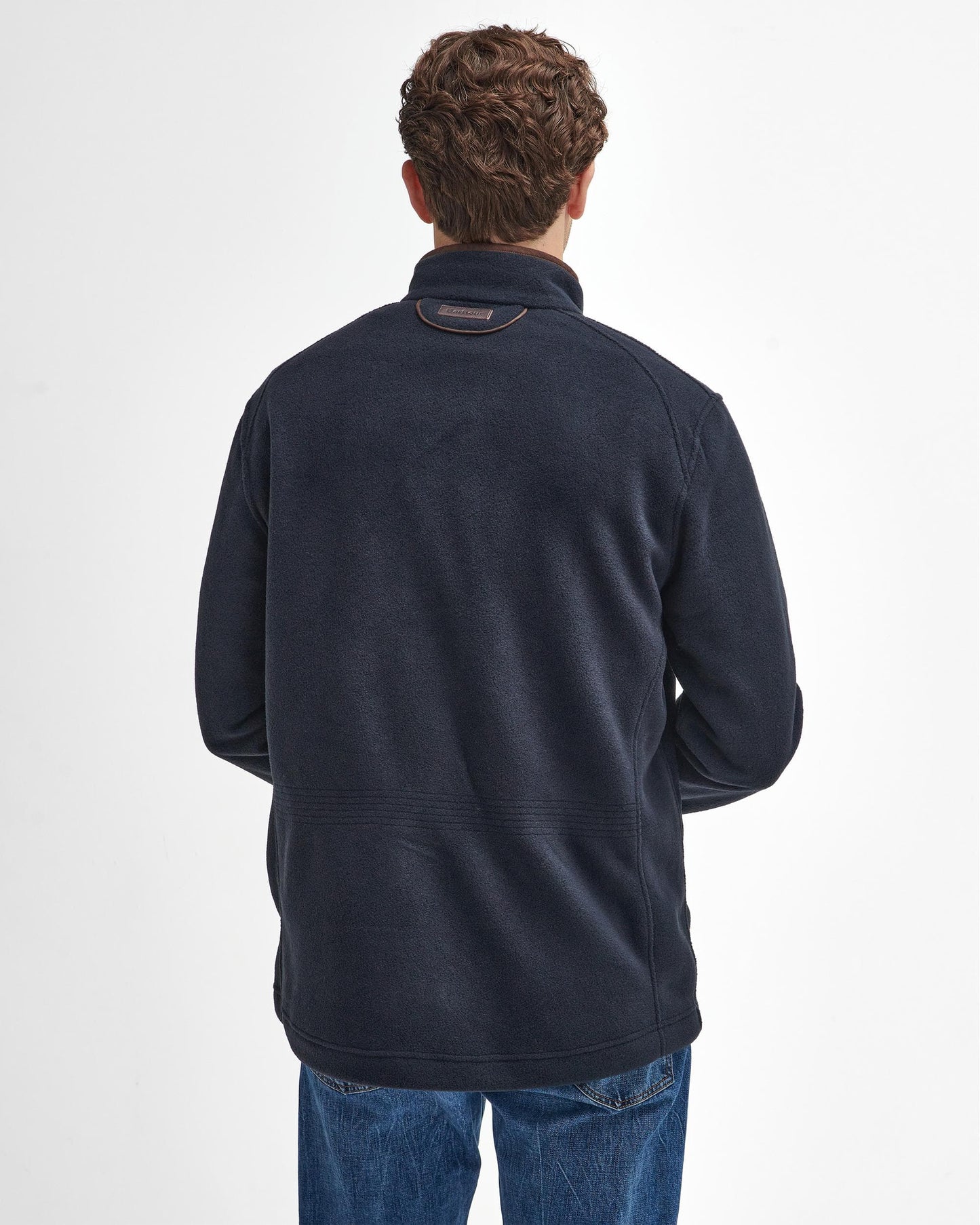 Barbour Langdale Mens Fleece Jacket - Navy