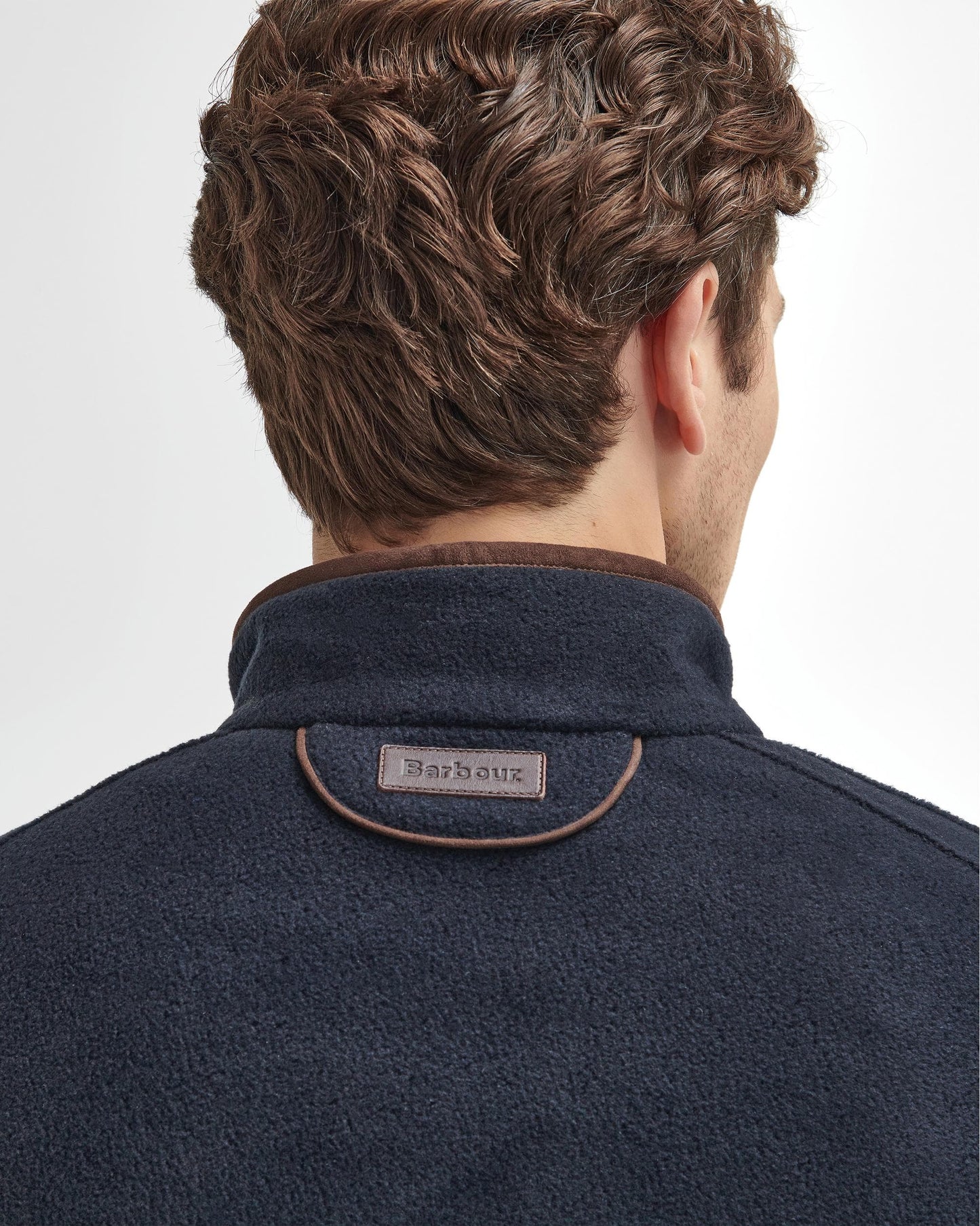 Barbour Langdale Mens Fleece Jacket - Navy