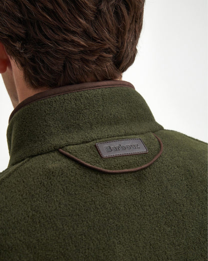 Barbour Langdale Mens Fleece Jacket - Forest
